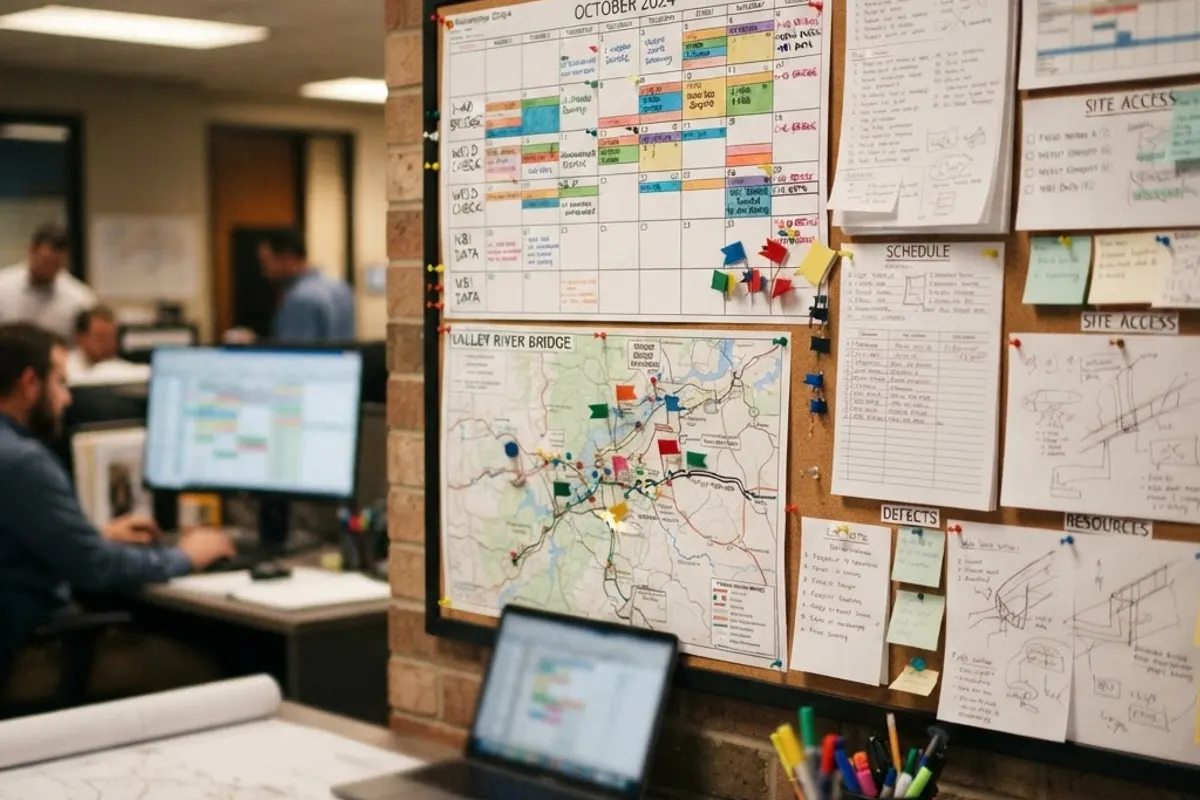 Organizzazione ispezione Livello 1 ponti